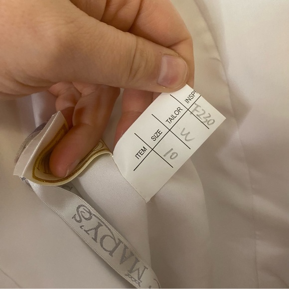 Mary’s Bridal | NWT White Formal Girl’s Dress| Size 10 - Picture 8 of 9